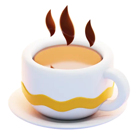 Chocolate caliente  3D Icon