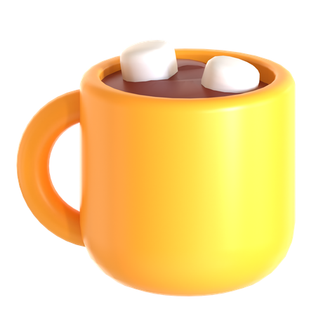 Chocolate caliente  3D Icon