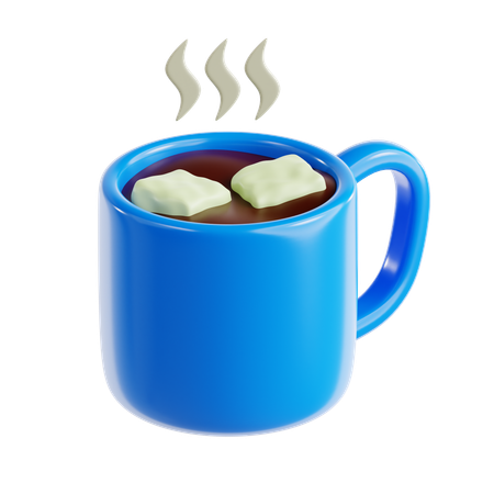 Chocolate caliente  3D Icon