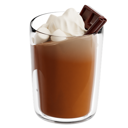 Chocolate caliente  3D Icon