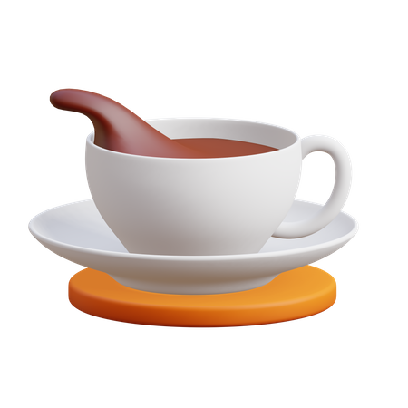 Chocolate caliente  3D Icon