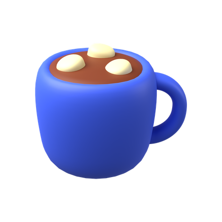 Chocolate caliente  3D Illustration