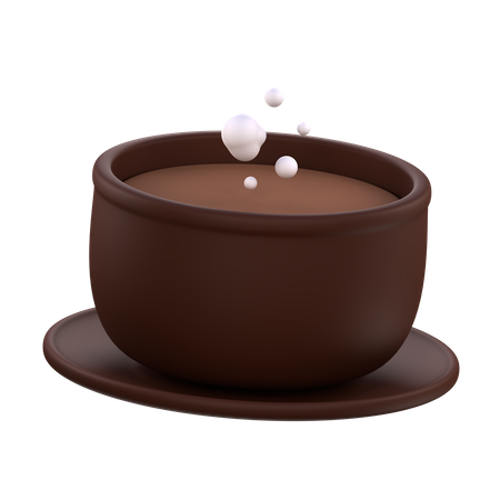 Chocolate caliente  3D Icon