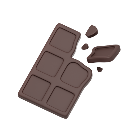 Chocolate Candy Bar  3D Icon
