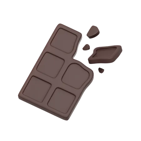 Chocolate Candy Bar  3D Icon