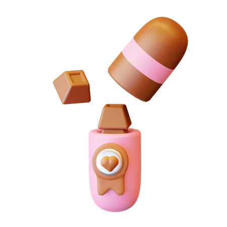 Chocolate Capsule  3D Icon