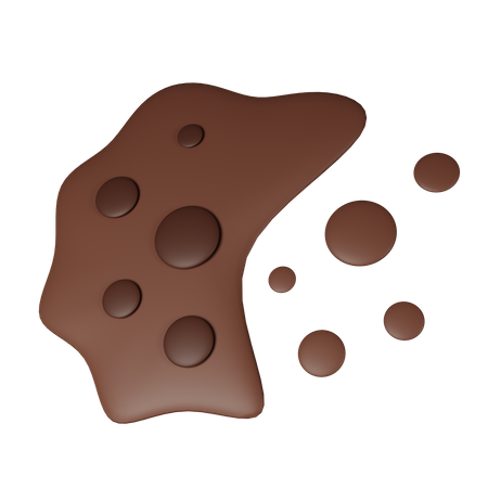 Chocolate Chip  3D Icon
