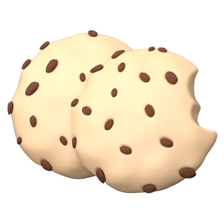 Chocolate Chip Cookies  3D Icon