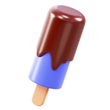 Chocolate Chip Ice Cream  3D Icon