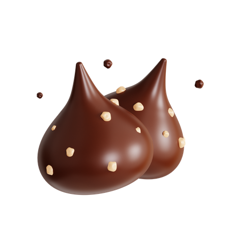 Chocolate Chips  3D Icon