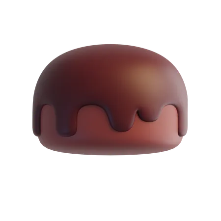 Chocolate Choux  3D Icon