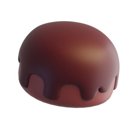 Chocolate Choux  3D Icon