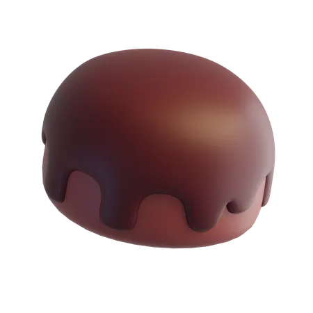 Chocolate Choux  3D Icon