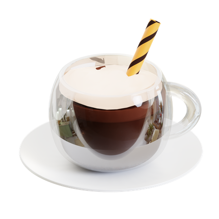 Chocolate Coffee  3D Icon