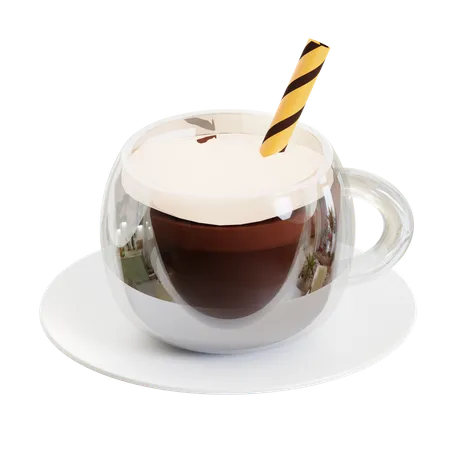 Chocolate Coffee  3D Icon