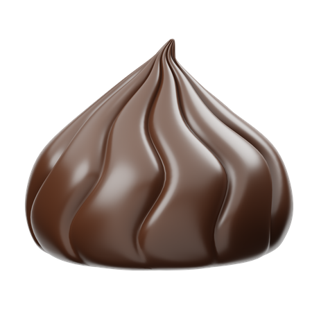 Chocolate Cone  3D Icon