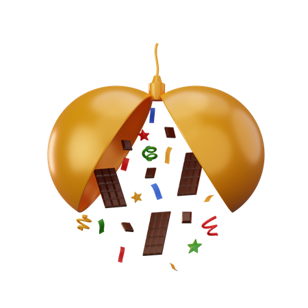 Chocolate Confetti  3D Icon