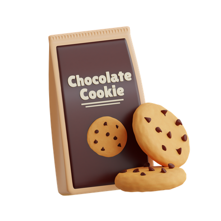 Chocolate Cookie  3D Icon