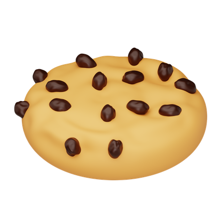 チョコレートクッキー  3D Icon