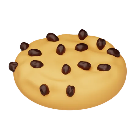 チョコレートクッキー  3D Icon