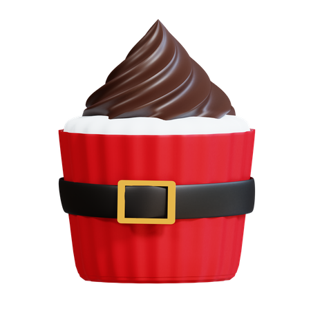 Chocolate Cupcake  3D Icon