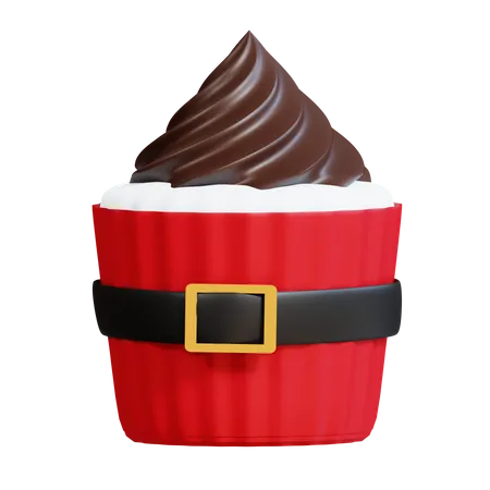 Chocolate Cupcake  3D Icon