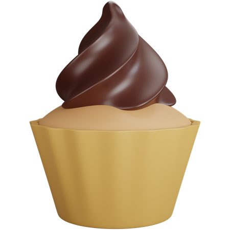 Chocolate cupcakes  3D Icon