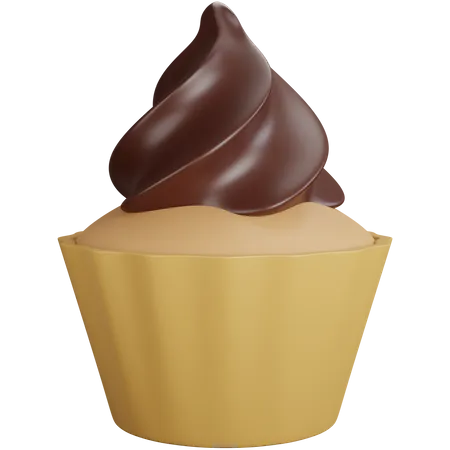 Chocolate cupcakes  3D Icon