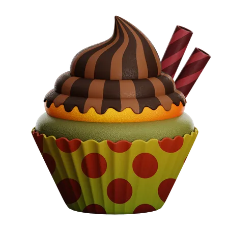 Chocolate Cupcakes  3D Icon