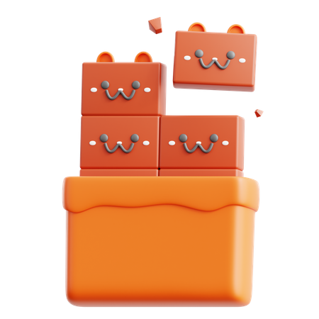 Chocolate Cute  3D Icon