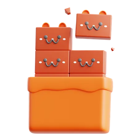 Chocolate Cute  3D Icon