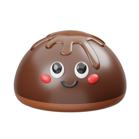 Chocolate Dessert 3D Icon