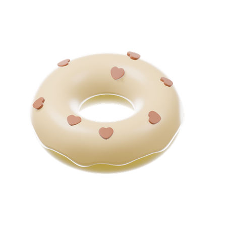 Chocolate Donut  3D Icon