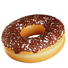 3d donut sprinkle logo