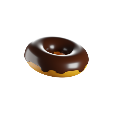 Chocolate Donuts  3D Icon