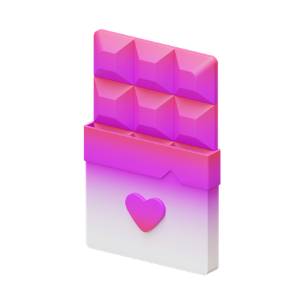 Chocolate dos namorados  3D Icon