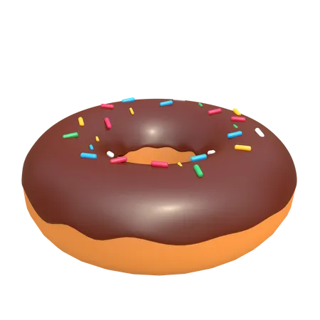 Doughnut Icon 3 D Render Illustration 3D Illustration
