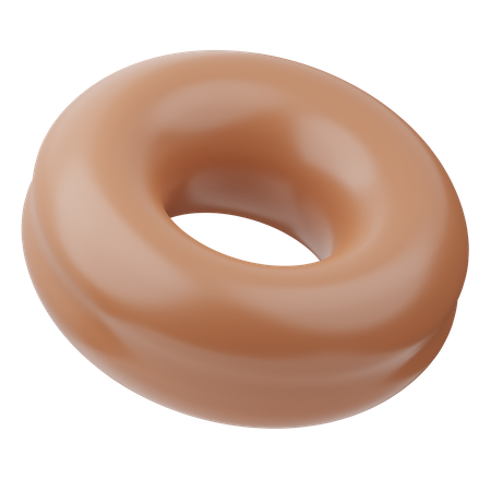 Chocolate Doughnut  3D Icon
