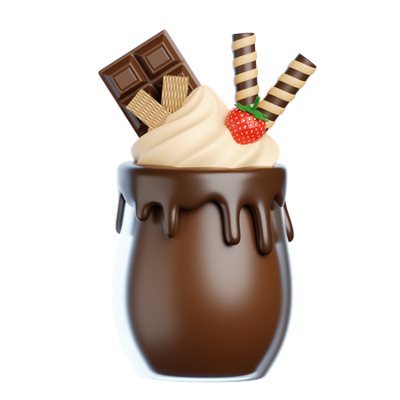 Chocolate Drink  3D Icon