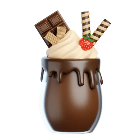 Chocolate Drink  3D Icon