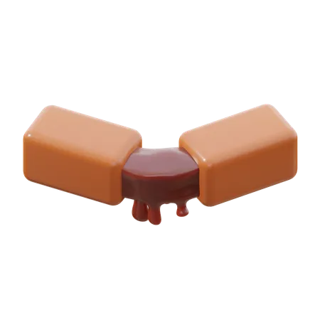 Dulce de chocolate  3D Icon