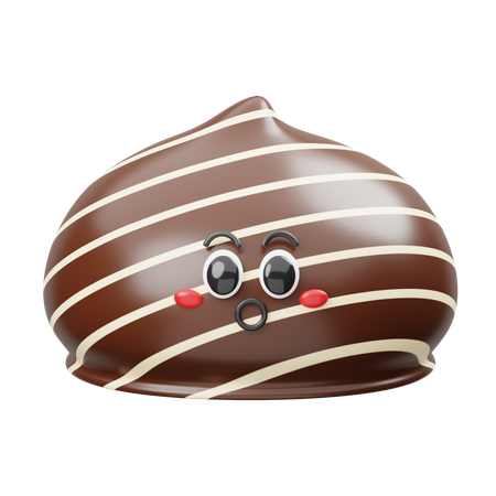 Dulce de chocolate  3D Icon