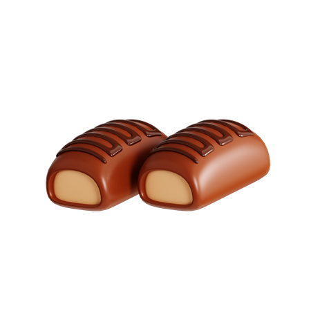 Dulce de chocolate  3D Icon