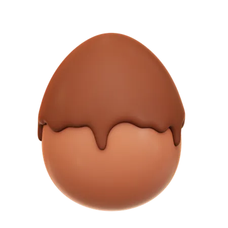 Chocolate Egg  3D Icon