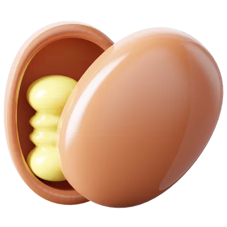 Chocolate Egg  3D Icon