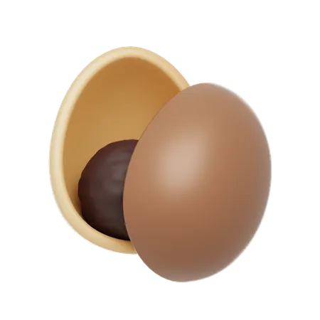 Chocolate Eggs Candy  3D Icon