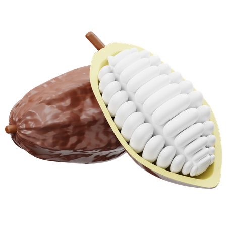 Chocolate Fruit 3D Icon