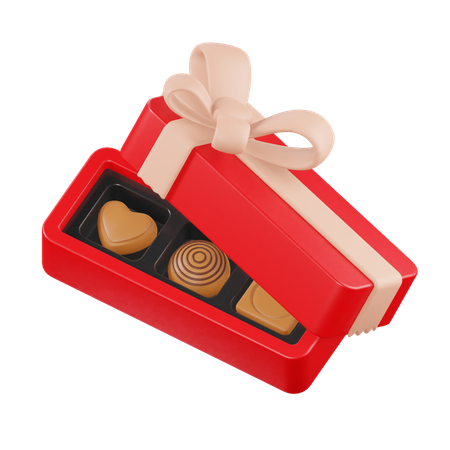 Chocolate Gift  3D Icon