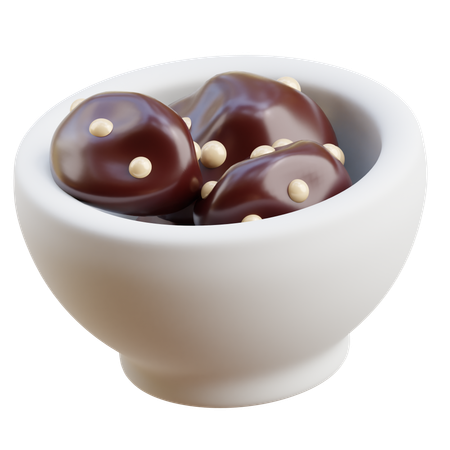 Chocolate granules  3D Icon