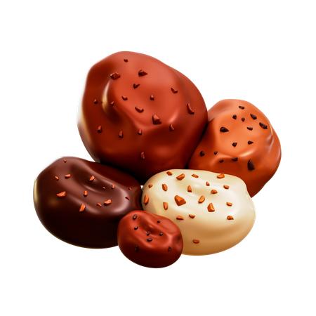Chocolate Granules  3D Icon